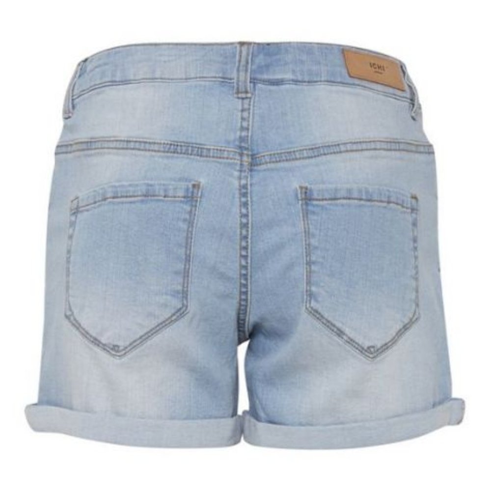 Ichi Cebra Denim Shorts